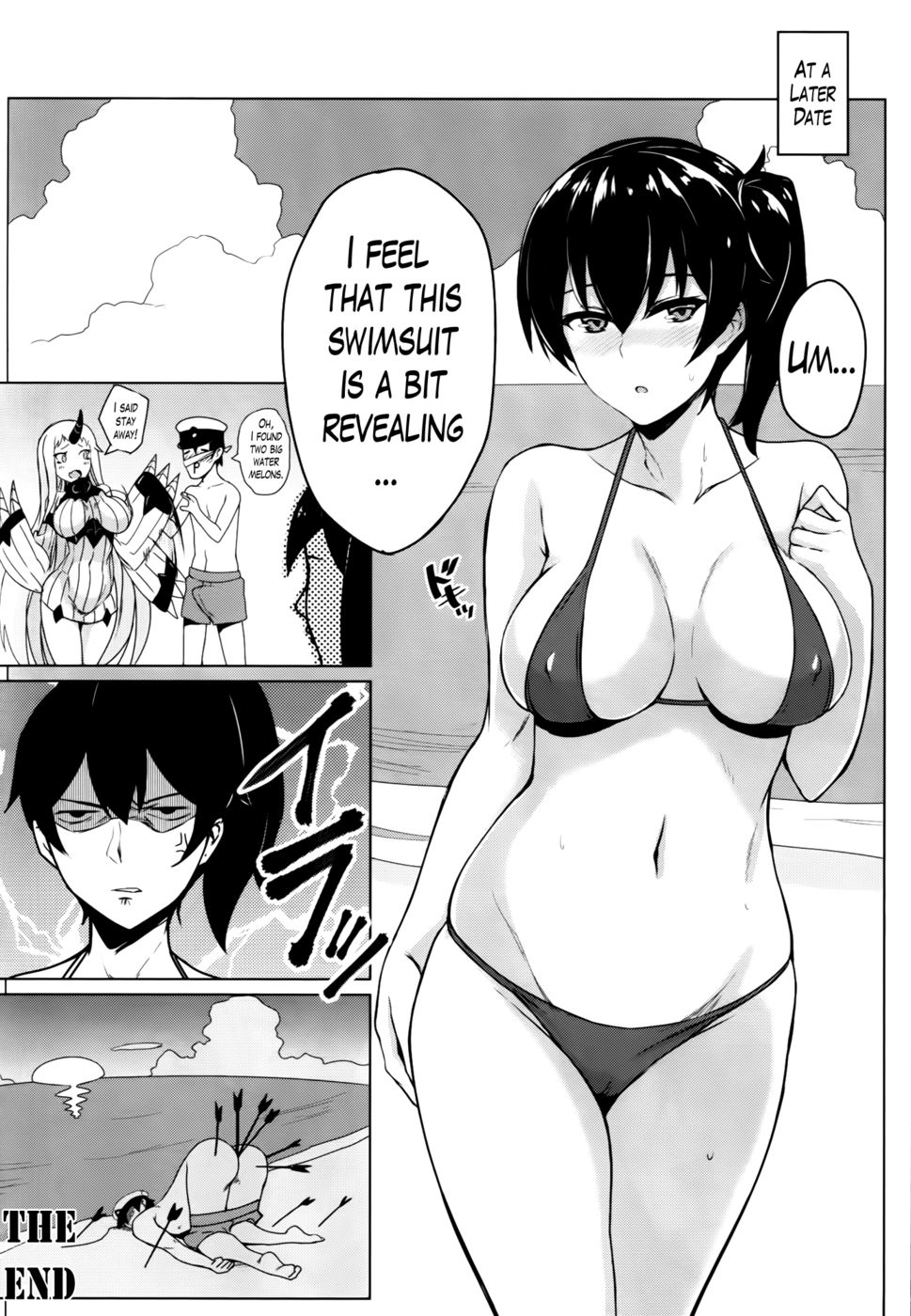 Hentai Manga Comic-Secretary Ship Kaga's Summer Vacation-Read-19